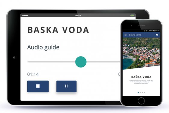 Baška Voda Mobile app with audio guide